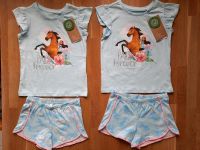 NEU Zwillinge Sommer-Schlafanzug Größe 104 Shorty-Pyjama Spirit Saarland - Großrosseln Vorschau