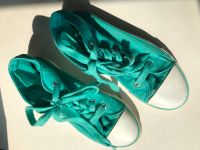 Hohe Canvas Sneaker Kinder 36 Stoffschuhe grün mint + blau Bayern - Fürth Vorschau