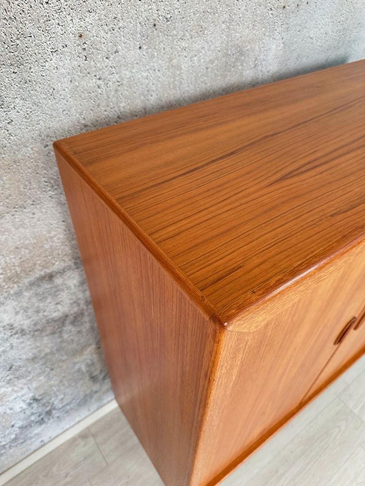 Teak Highboard Sideboard MidCentury, 1960er in Mülsen