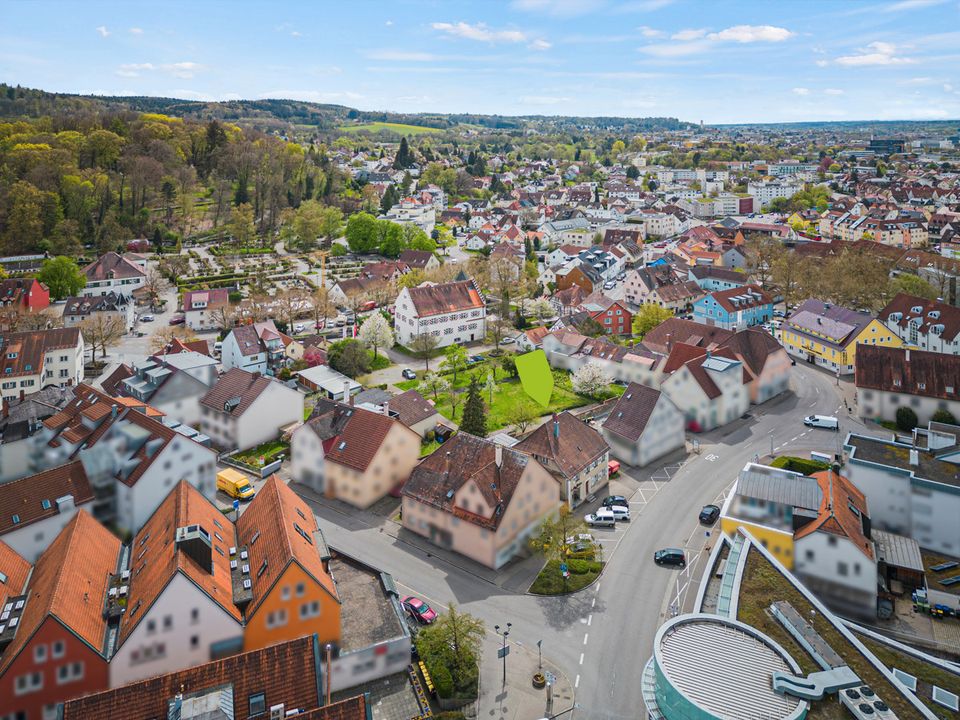 Charmantes Wohn- und Geschäftshaus mit Nebengebäude in der Innenstadt von Weingarten in Weingarten