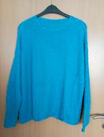 Unikat! Handgestrickter Pullover, petrol,Gr. 50/52 Nordrhein-Westfalen - Lotte Vorschau