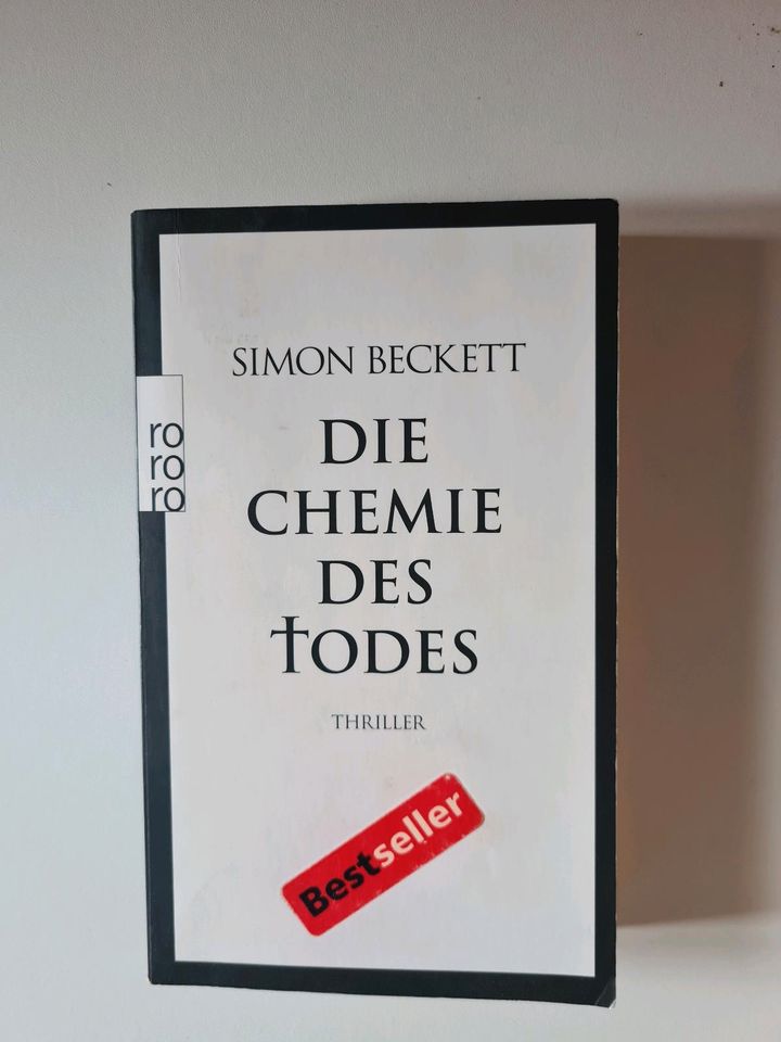 Thriller "Die Chemie des Todes" von Simon Beckett in Telgte