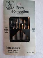 40 Hand Nähen Nadeln Pony Golden-Eye Form easy Threading Baden-Württemberg - Heidenheim an der Brenz Vorschau