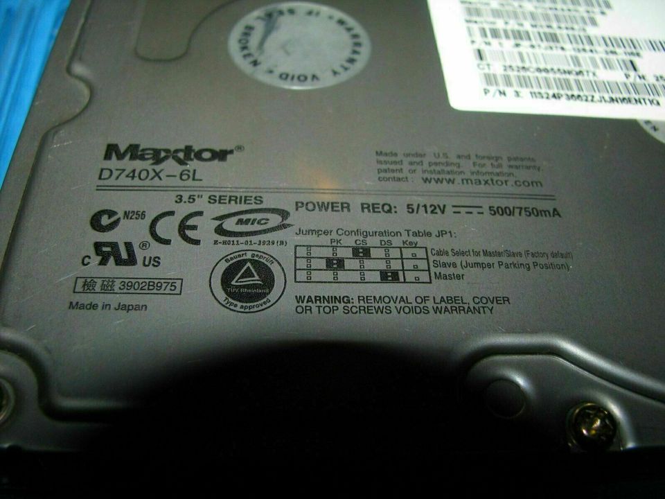 Maxtor 40GB Festplatte D740X-6L Maxtor 40GB Festplatte D740X-6L in Köln