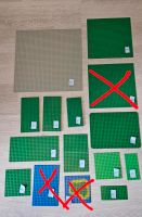 Lego Platten verschiedene Größen Bauplatte grau grün blau Niedersachsen - Vögelsen Vorschau