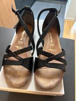 Tamaris Sandalen 37 schwarz Bergedorf - Hamburg Lohbrügge Vorschau