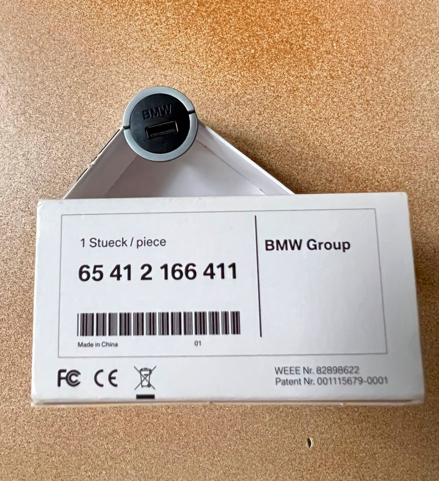 Original BMW USB Ladegerät Ladeadapter Zigarettenanzünder in Tholey
