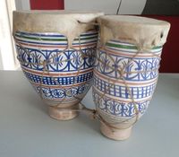Zwillingstrommel Bongo Keramik Deko Baden-Württemberg - Rheinstetten Vorschau