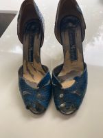 Royal blaue Sommerschuhe, Gr. 38, offen Seite u. gr.Zeh Kiel - Hasseldieksdamm Vorschau