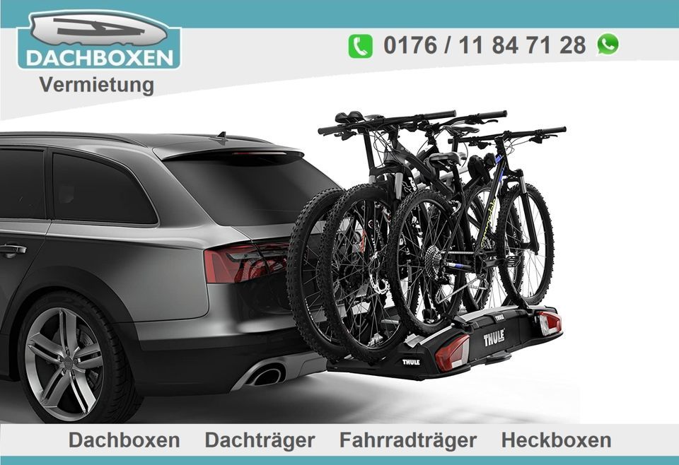 MIETEN Thule VeloSpace XT3 Fahrradträger Radträger Heckträger AHK in Stadtilm