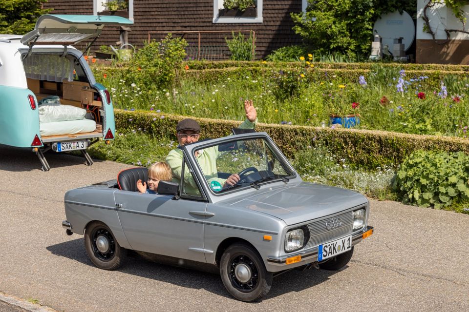 Oldtimer Microcar Audi X 1 Unikat ,  E - Cabriolet von 1983 in Rickenbach