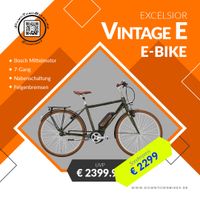 E-Bike EXCELSIOR Vintage E 28 dunkelgrün 7-Gang - NEU  Düsseldorf - Stadtmitte Vorschau