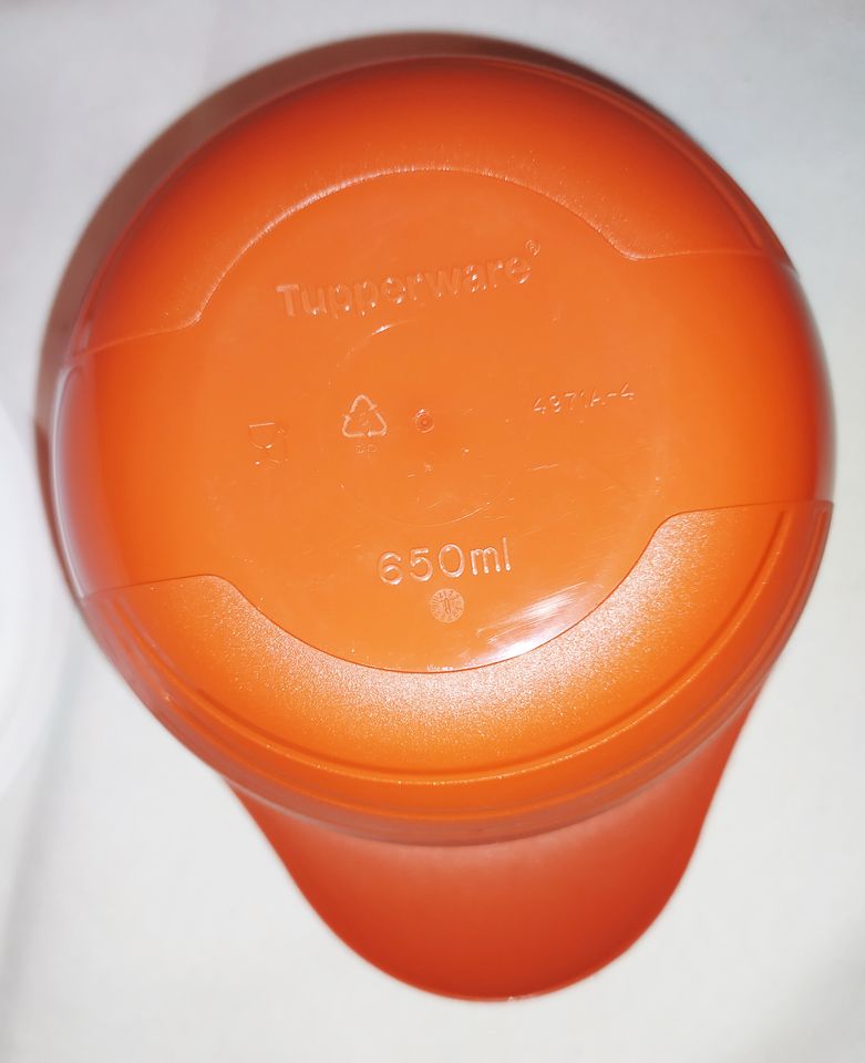 Tupperware Combi Plus Schüssel 650ml orange weiß Neu in Issum