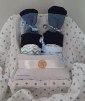 Windeltorte Windelbaby Windelgeschenk Taufe Geburt Baby blau Niedersachsen - Wilhelmshaven Vorschau