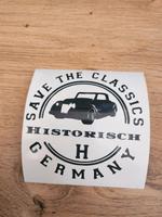Oldtimer Aufkleber. Save the Classics Bayern - Pfronten Vorschau
