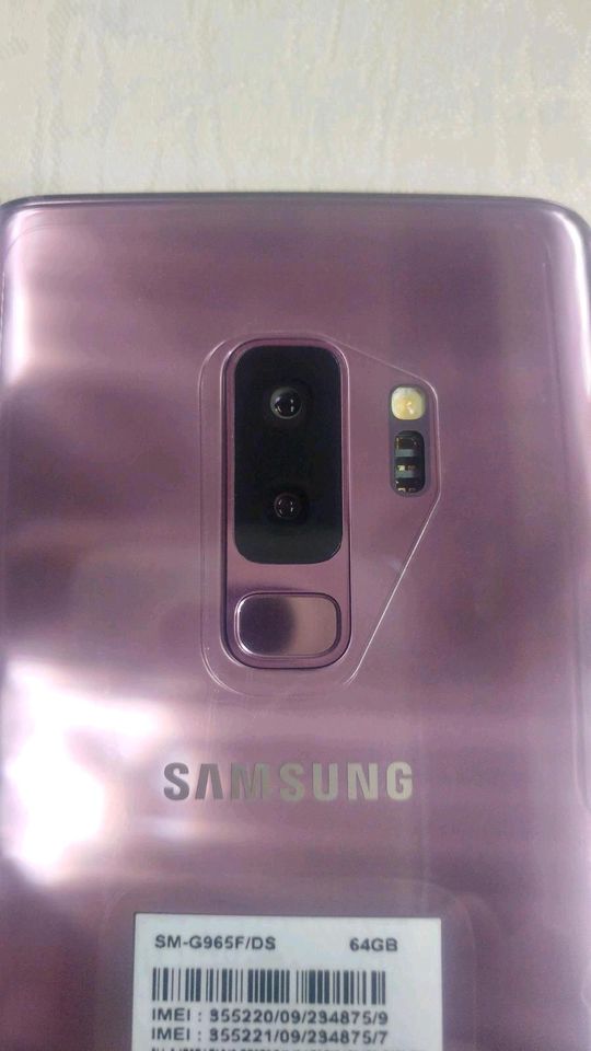 Samsung Galaxy S9+, SM-G965F/DS, neu, 64GB, lilac purple in Kirchentellinsfurt