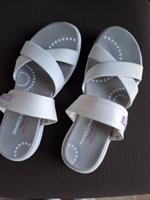 Weiße Skechers Komfort-Damen-Pantolette Bayshore Gr. 38 Bayern - Eibelstadt Vorschau