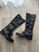 Harley davidson boots echtleder Stiefel schnallen gr. 38 biker Bremen - Blumenthal Vorschau