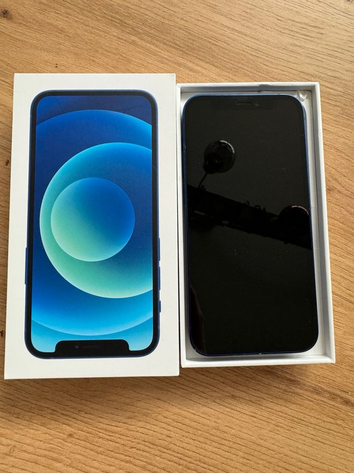 iPhone 12 mini 64GB blau mit UAG-Hülle in Wertheim