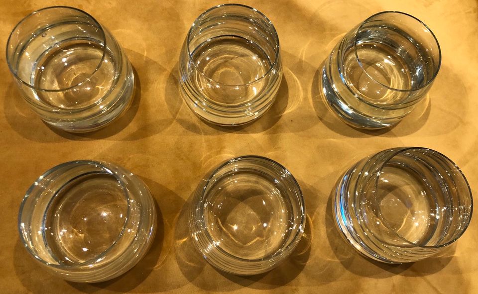 6 Stück Whisky-Gläser in Schwarzenbruck