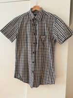 Black and White Plaid Short-Sleeve Shirt Bayern - Germering Vorschau