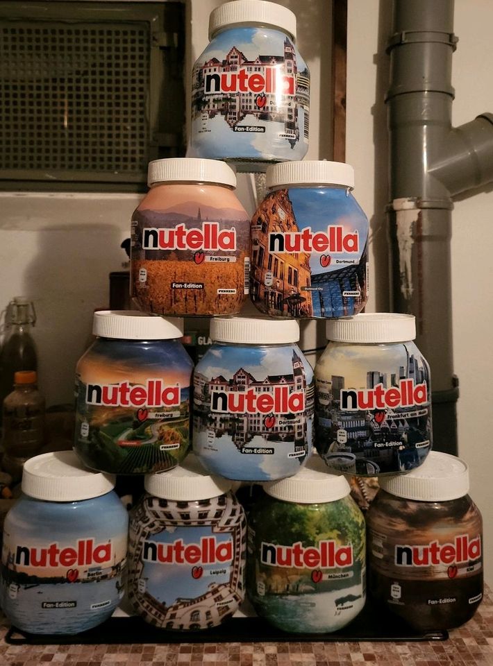 Nutella Städtetrip Gläser in Lemgo