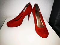 Rote Tamaris Schuhe (40) zu verkaufen Brandenburg - Nauen Vorschau