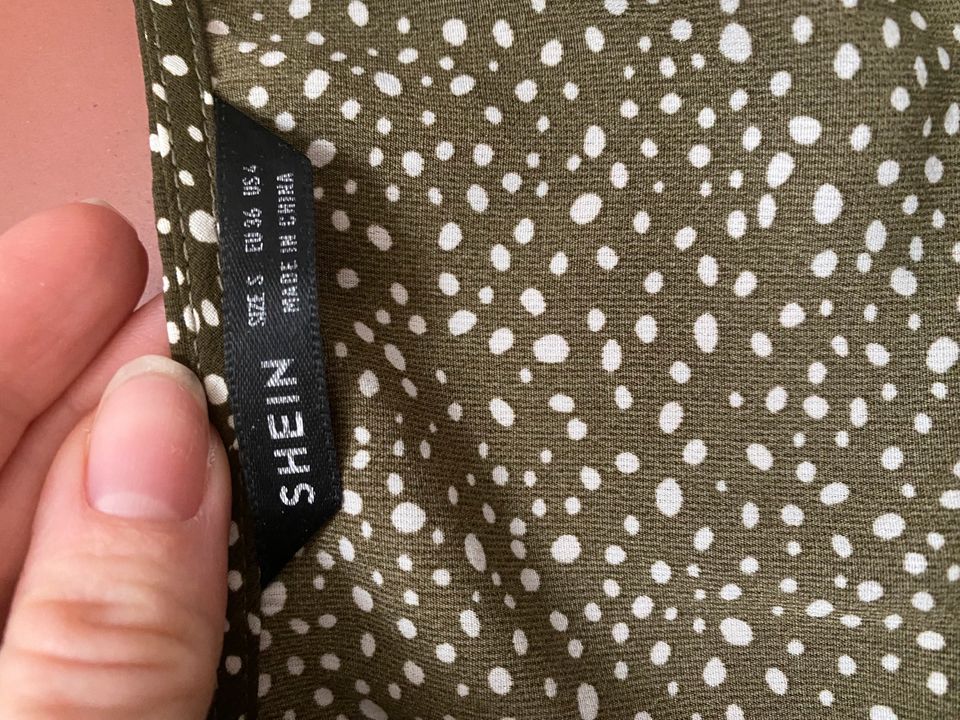 Kleid • Sommerkleid • Weiß • Khaki • Grün • Shein • Gr.36 Fashion in Kassel