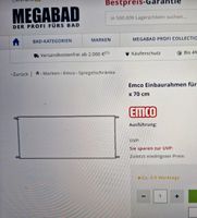 Emco Einbaurahmen für evo Einbau-Spiegelschrank 160 x 70 cm Rheinland-Pfalz - Jockgrim Vorschau