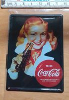 Coca-Cola 2x Blechschilder ca. 9x6cm Nordrhein-Westfalen - Mülheim (Ruhr) Vorschau