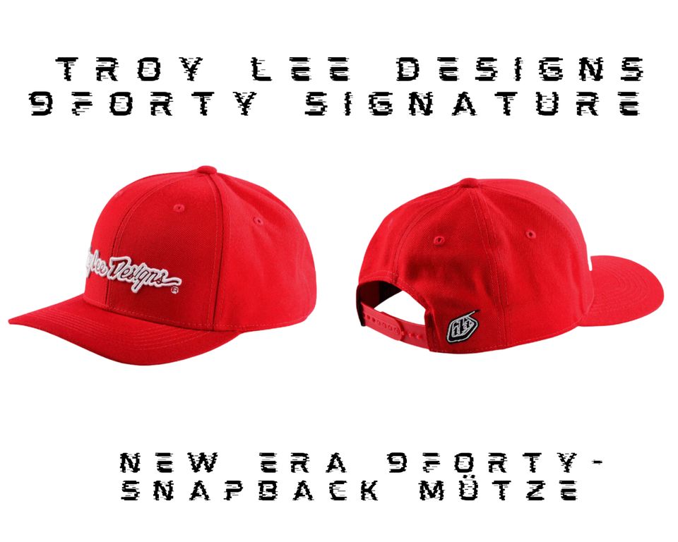 Troy Lee Designs 9Forty Signature Curved Snapback Hat Kappe Mütze in Köln