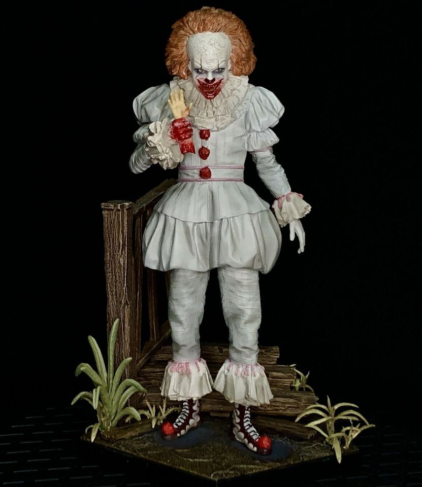 Pennywise Es It Deluxe Art Scale 1/10 25cm Iron Studios Neu in Mayen