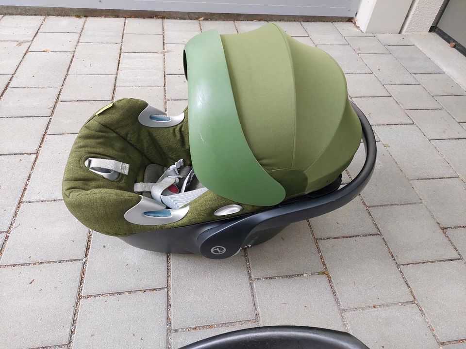 Cybex Aton Q Plus - Platinum Line - Babyschale mit Base ab Geburt in Augsburg