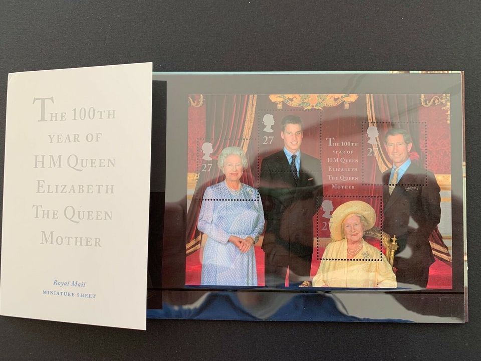 100. Geburtstag von Königsmutter Elisabeth - 2000 Briefmarken in Horgau