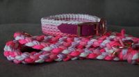 Paracord Set Hundehalsband & Leine |Pink,Neon |Handmade |HU 35-39 Niedersachsen - Salzgitter Vorschau