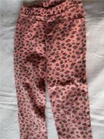 Leggings lang, Farbe rosa, mit Leopardendesign, Größe 110 Bayern - Eggstätt Vorschau