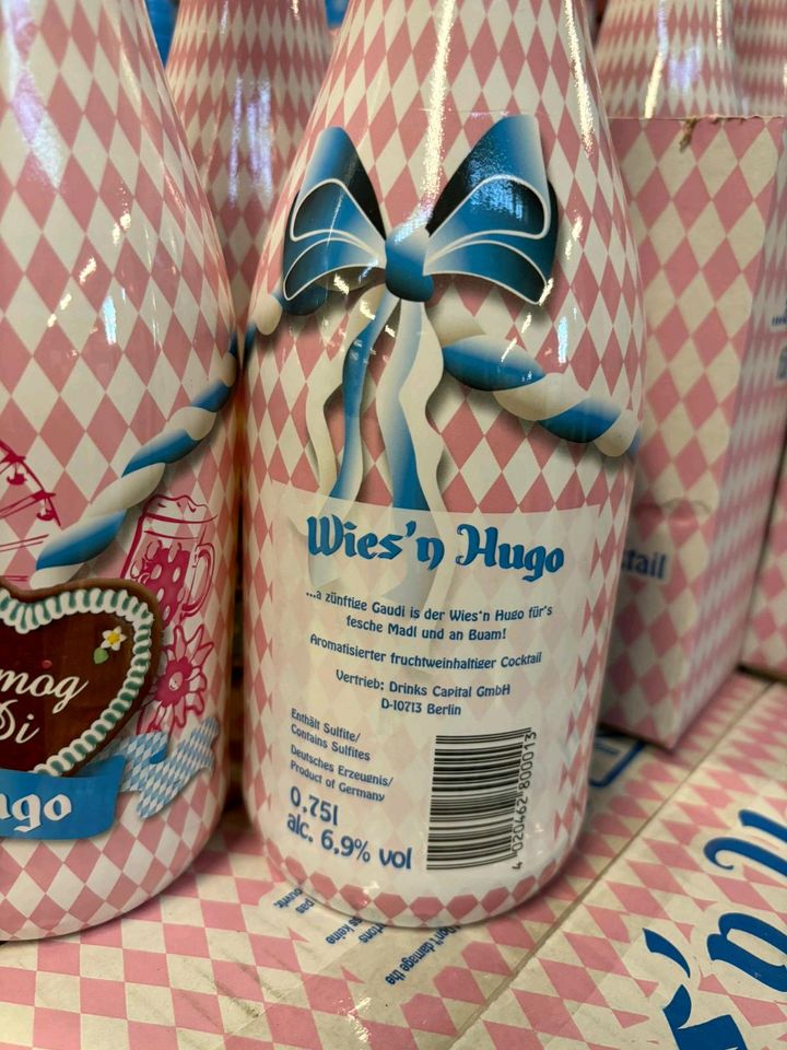 Wiesn Hugo 1xPalette mit 432 Flaschen je 0 75L für 500€ in Zeitz