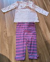 Mädchen-Bekleidung Langarm-Shirt+Leggings,weiß-rosa-lila,Gr.86 Sachsen - Plauen Vorschau