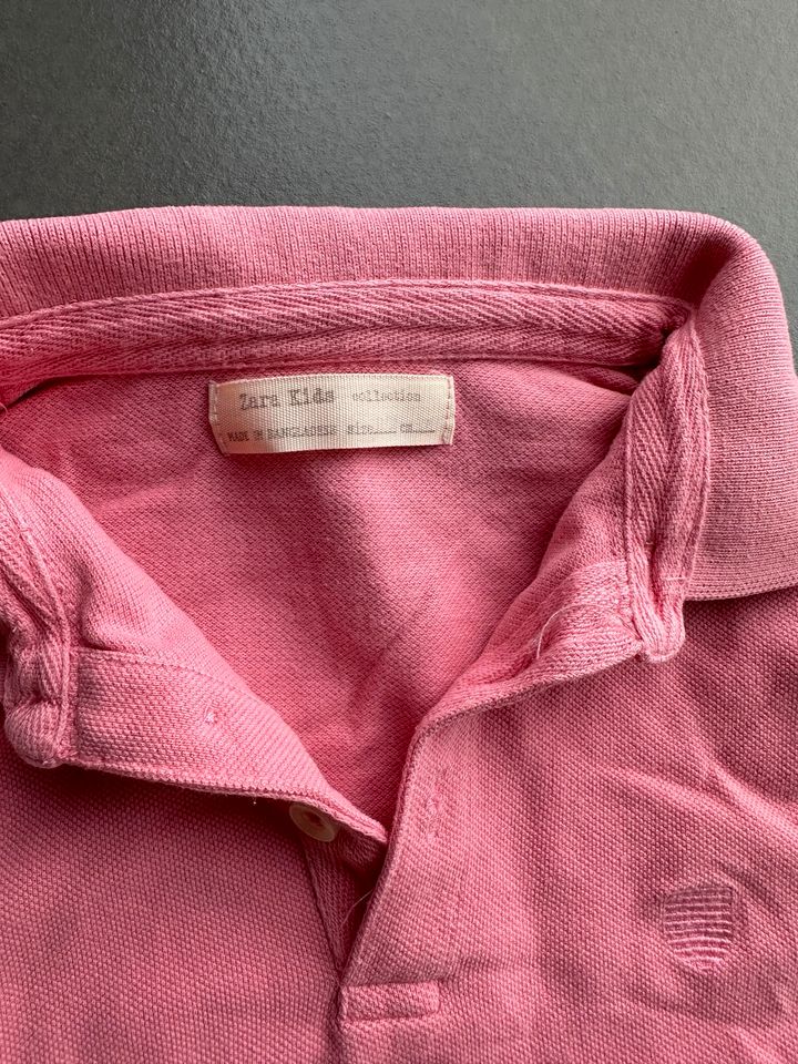 Poloshirt Shirt Zara rosa Gr. 152 in Bischberg