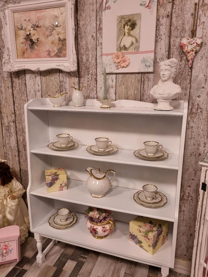 ⚘️⚘️Shabby Chic Standregal Raumtrenner weiß ⚘️⚘️ in Herne