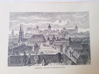 Bilddruck Nürnberg Burg um 1830 Bayern - Langenzenn Vorschau