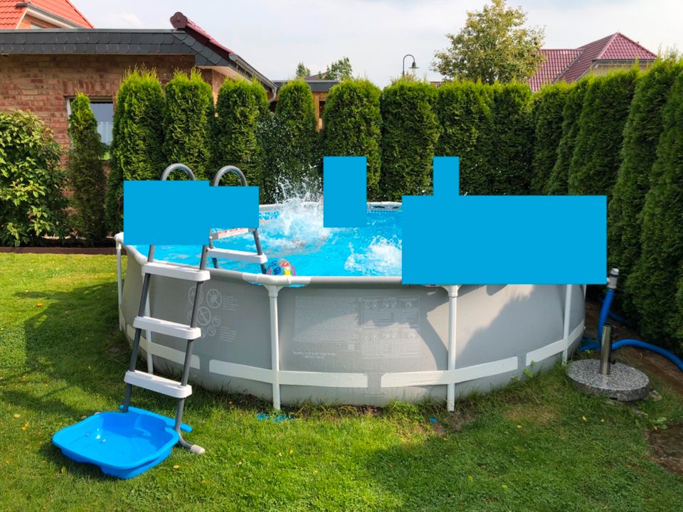 Pool INTEX 3,66 x 0,76 cm mit viel Zubehör *** TOP *** in Helpsen