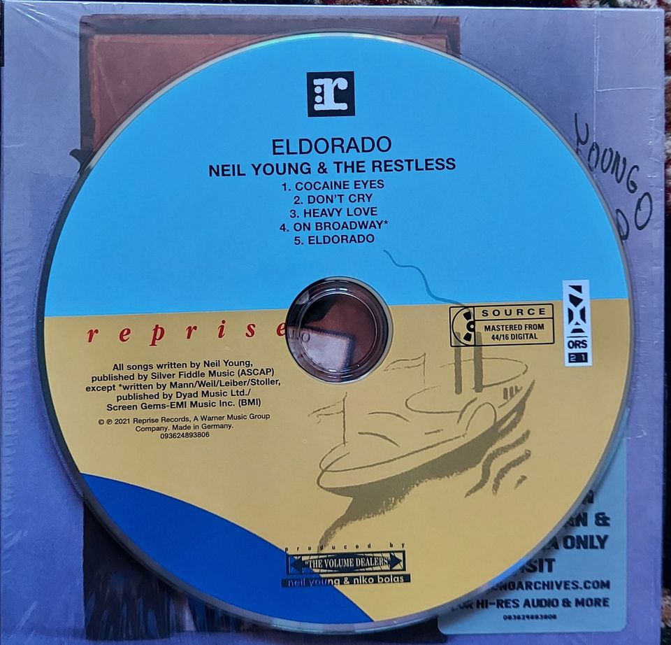 Neil Young And The Restless "Eldorado" CD EP Rarität! in Bützow