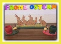 Osterhasen Hase mit Eierbecher, Hasenszene Ostern Hase Deko Sachsen - Hohenstein-Ernstthal Vorschau