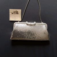 Silber farbige Abendtasche aus dem Atelier Munch Saarland - Völklingen Vorschau