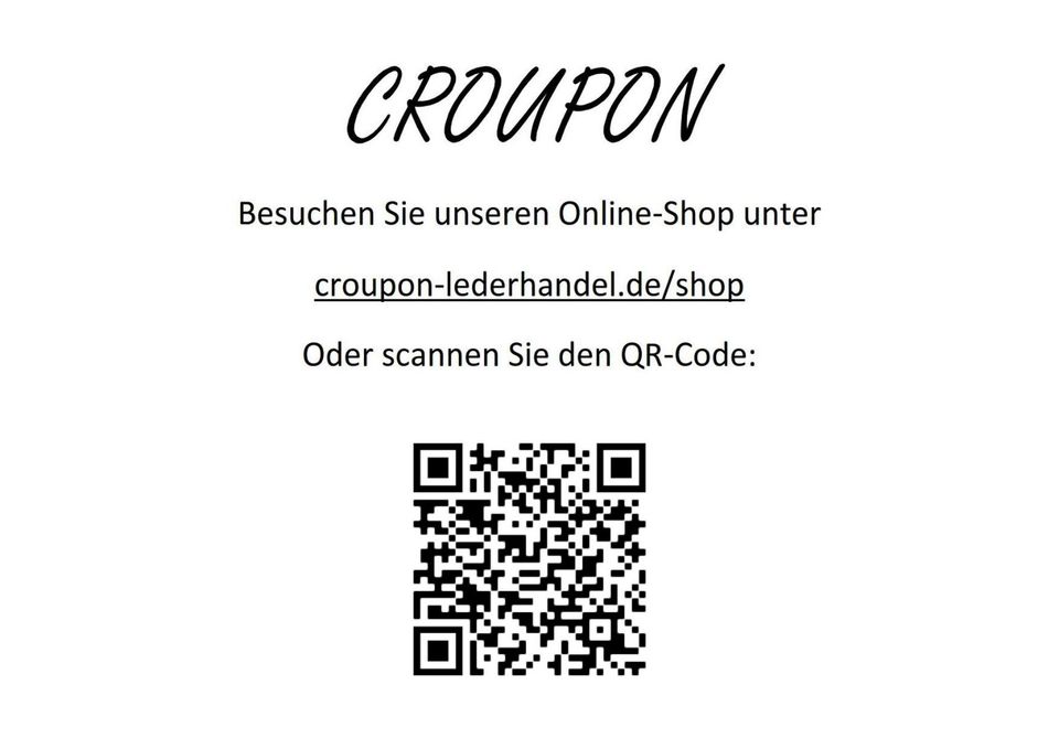 Rindleder, Anschnitt Blautanne, 4,0 m² GN 122 A Leder von CROUPON in Dresden