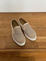 Luftige Sommer Slipper Mariamare Lochmuster Nude Beige Altrosa Hessen - Bad Homburg Vorschau