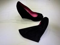 Buffalo Wedges Peep Toes 37 neu Wildleder Saarland - Beckingen Vorschau