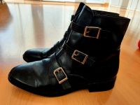 Gr. 41: Stiefelette Stiefel Reißverschluss Schnalle flach Berlin - Lichtenberg Vorschau