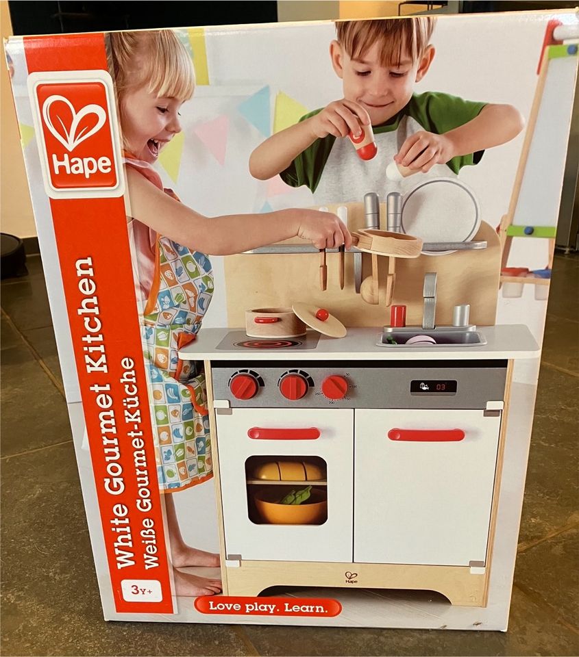 Weiße Gourmet-Kinderküche Holz Hape in Wedel